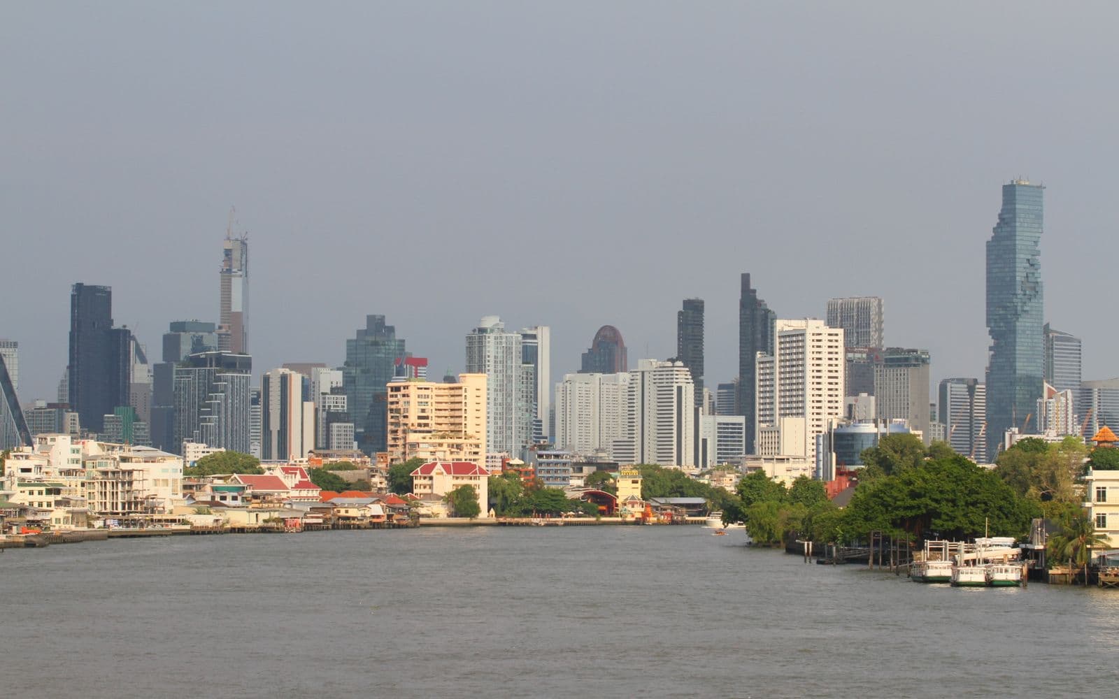 High-rise towers across the Bangkok skyline