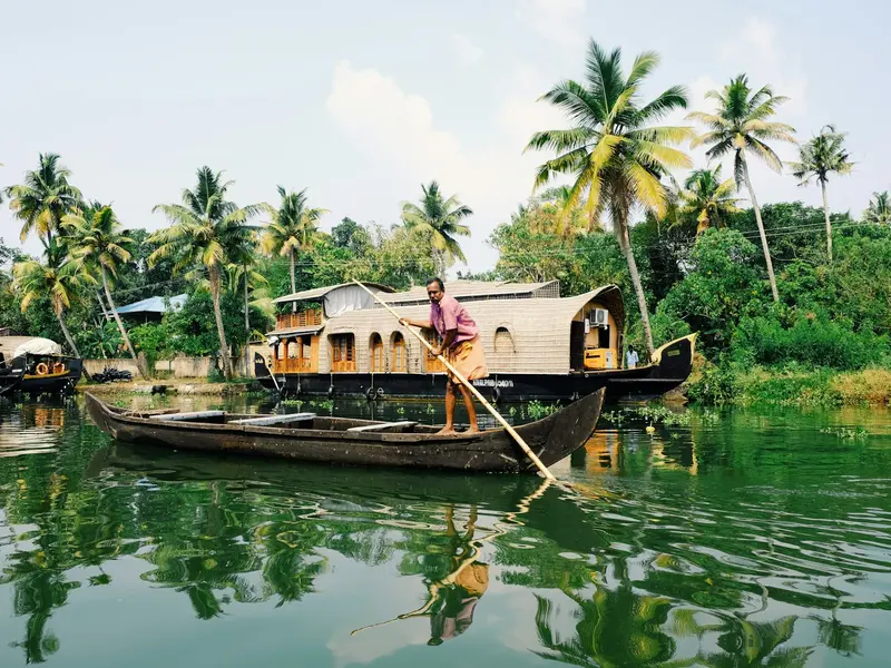 Houseboat on the Alleppey backwaters